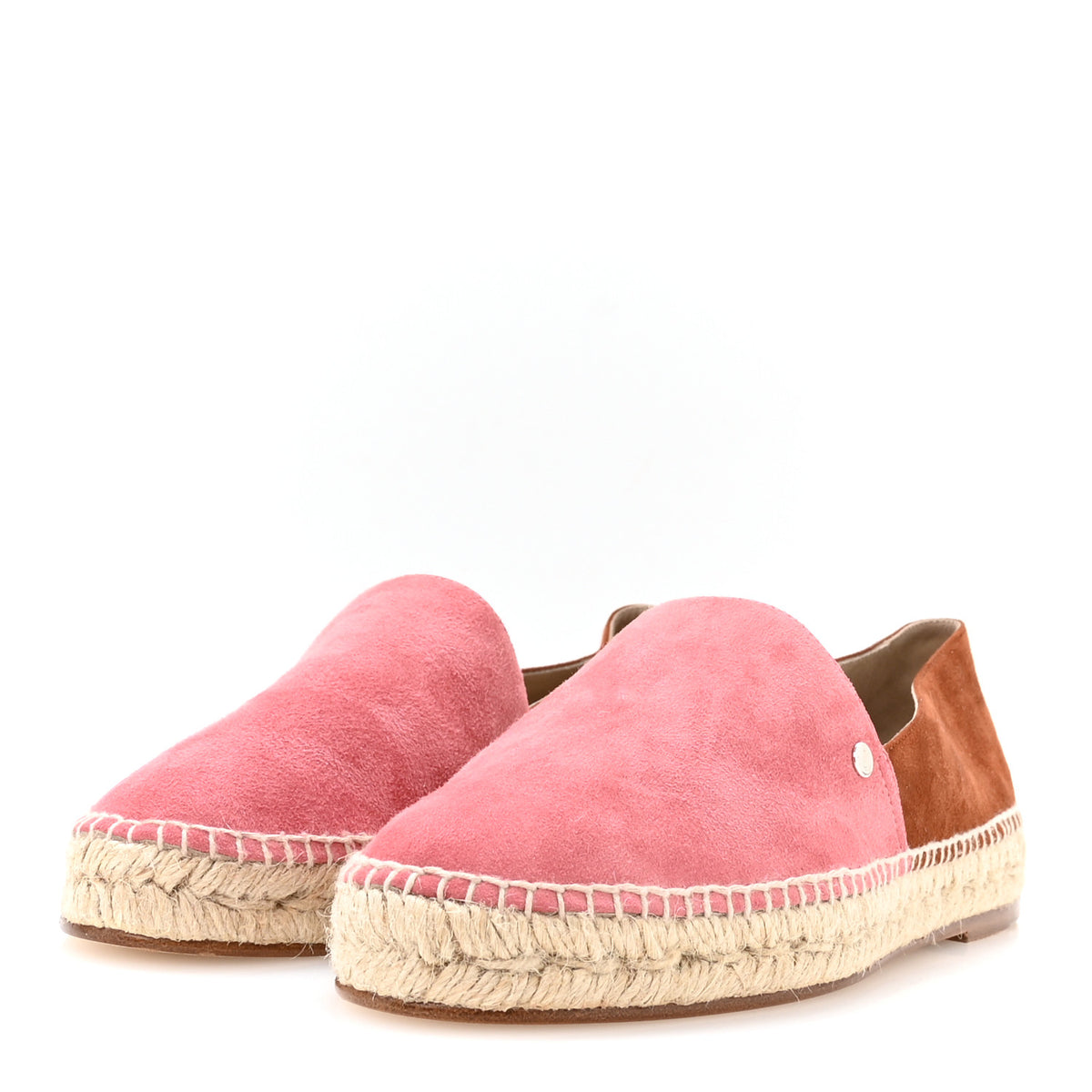 Suede Goatskin Womens Joven Espadrilles 37 Rose De Venise Gold
