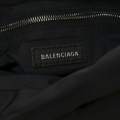 Balenciaga Nylon Mini Monaco Chain Shoulder Bag Black 6 of 10