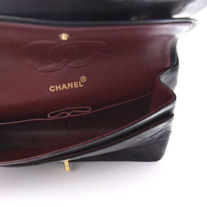 Chanel Lambskin Quilted Medium Double Flap Black 5 of 13