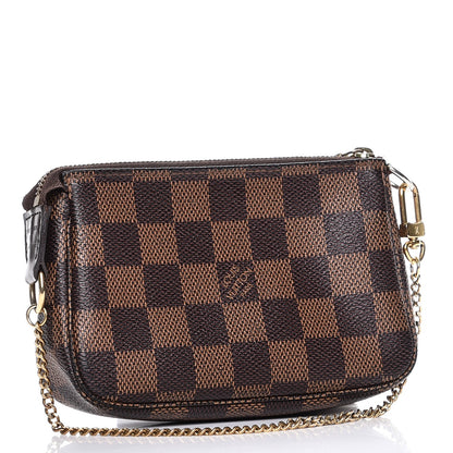 Louis Vuitton Damier Ebene Mini Pochette Accessories 3 of 7