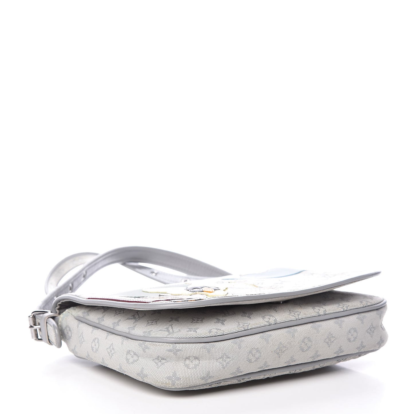 Mini Monogram Patchwork Conte De Fees Musette Grey