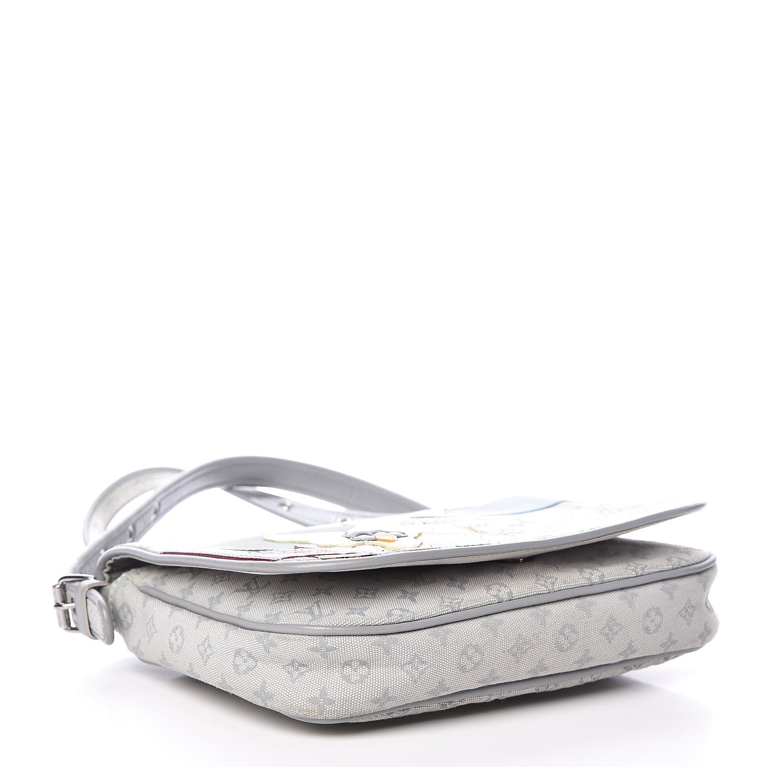 Louis Vuitton Mini Monogram Patchwork Conte De Fees Musette Grey 4 of 25
