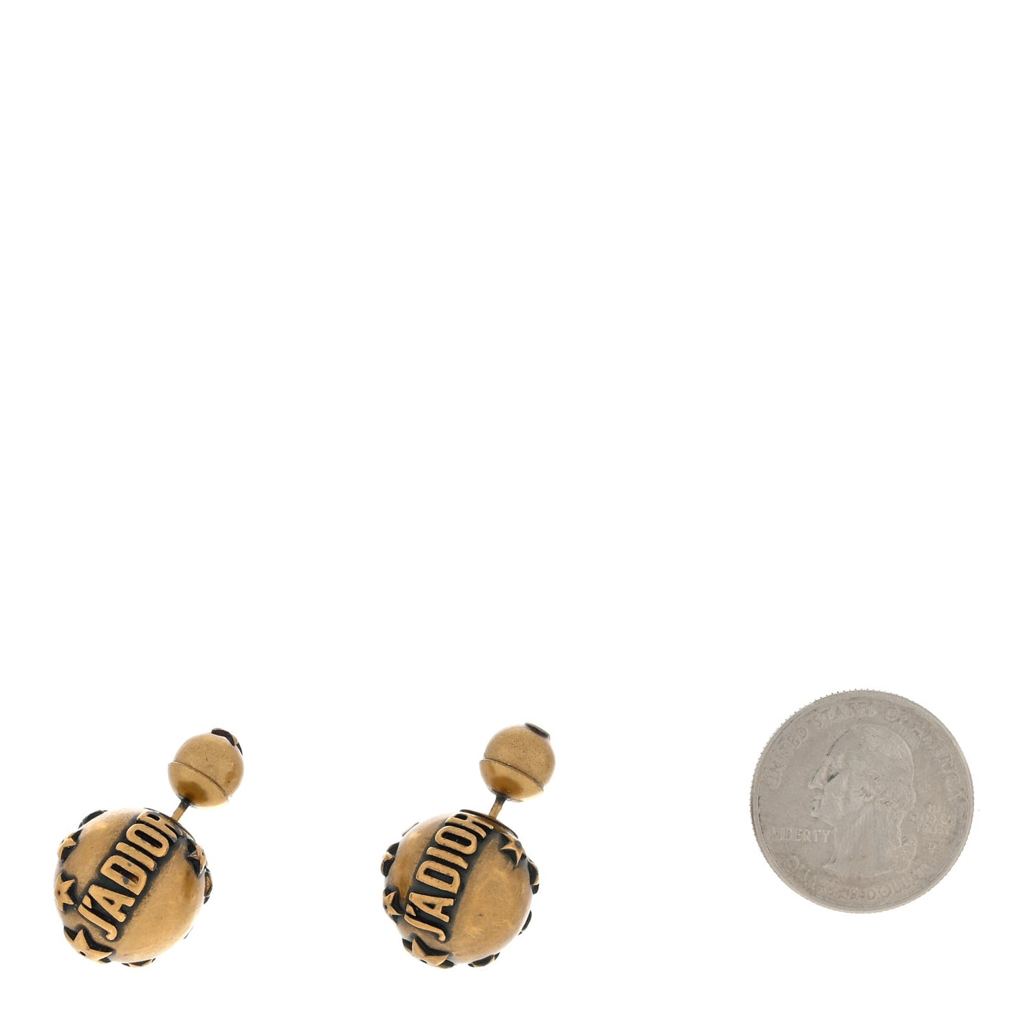 Metal J'Adior Mise En Dior Tribal Earrings Gold