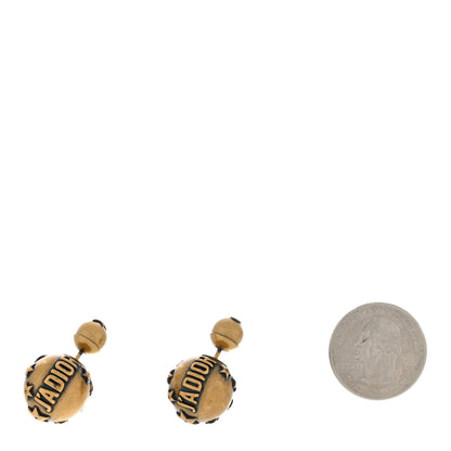 Christian Dior Metal J'Adior Mise En Dior Tribal Earrings Gold 2 of 4