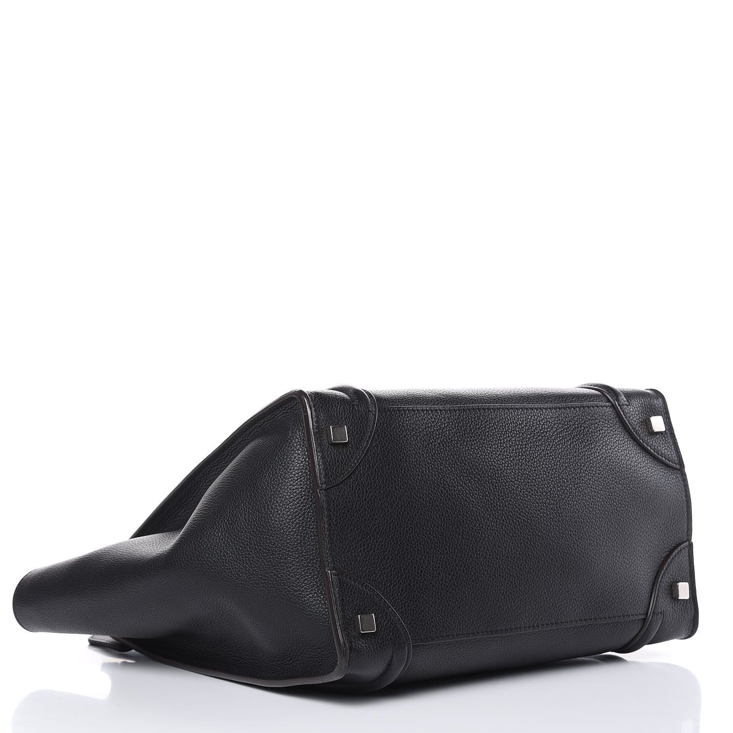 Celine Drummed Calfskin Mini Luggage Black 4 of 11