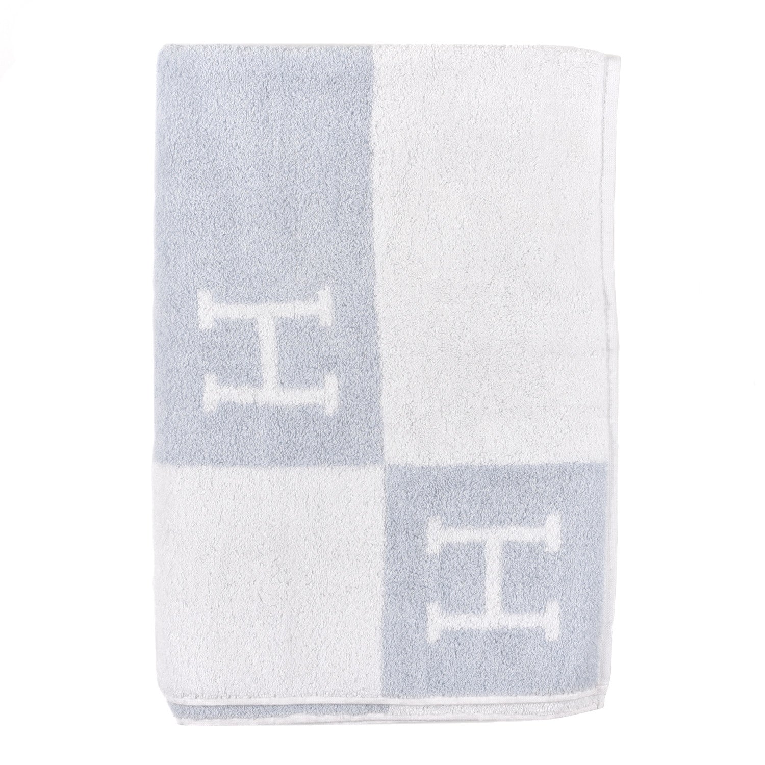 Hermes Cotton Avalon Bath Towel Bleu Glacier 1 of 4