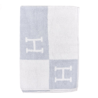 Hermes Cotton Avalon Bath Towel Bleu Glacier 1 of 4