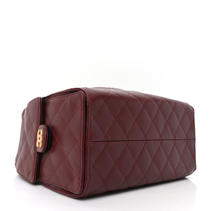 Chanel Caviar Quilted Small Chanel 25 Handbag Burgundy 4 of 11
