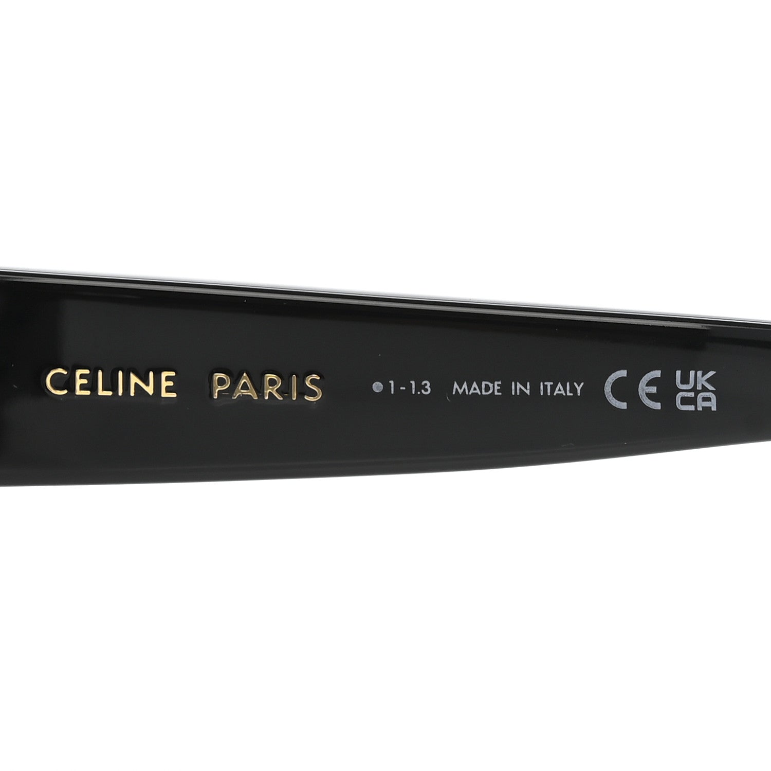 Celine Acetate Triomphe 01 Square Sunglasses CL 40226U Black 5 of 7