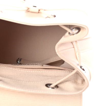 Chanel Crumpled Grained Calfskin Quilted Backpack Beige Ivory 4 of 4