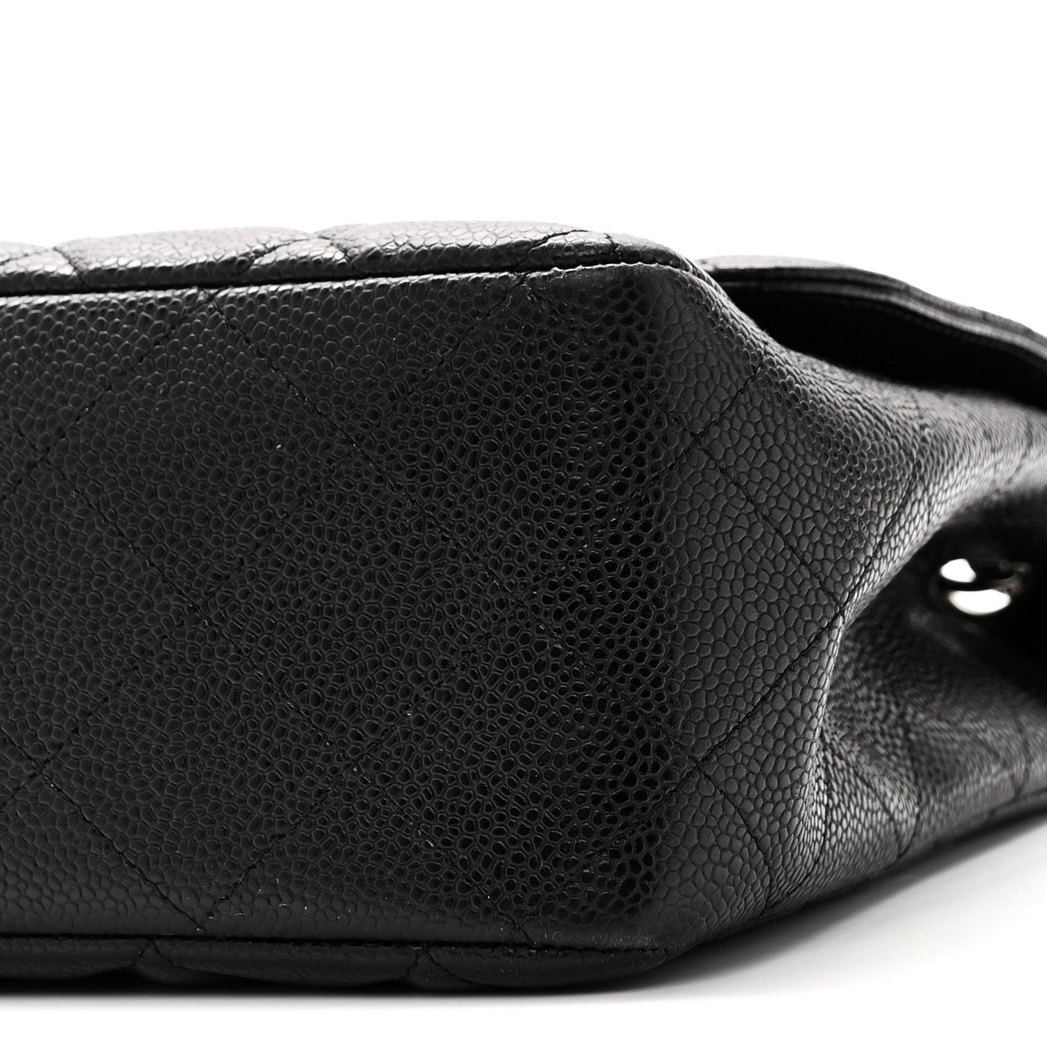 Chanel Caviar Quilted Jumbo Single Flap Black 10 of 10