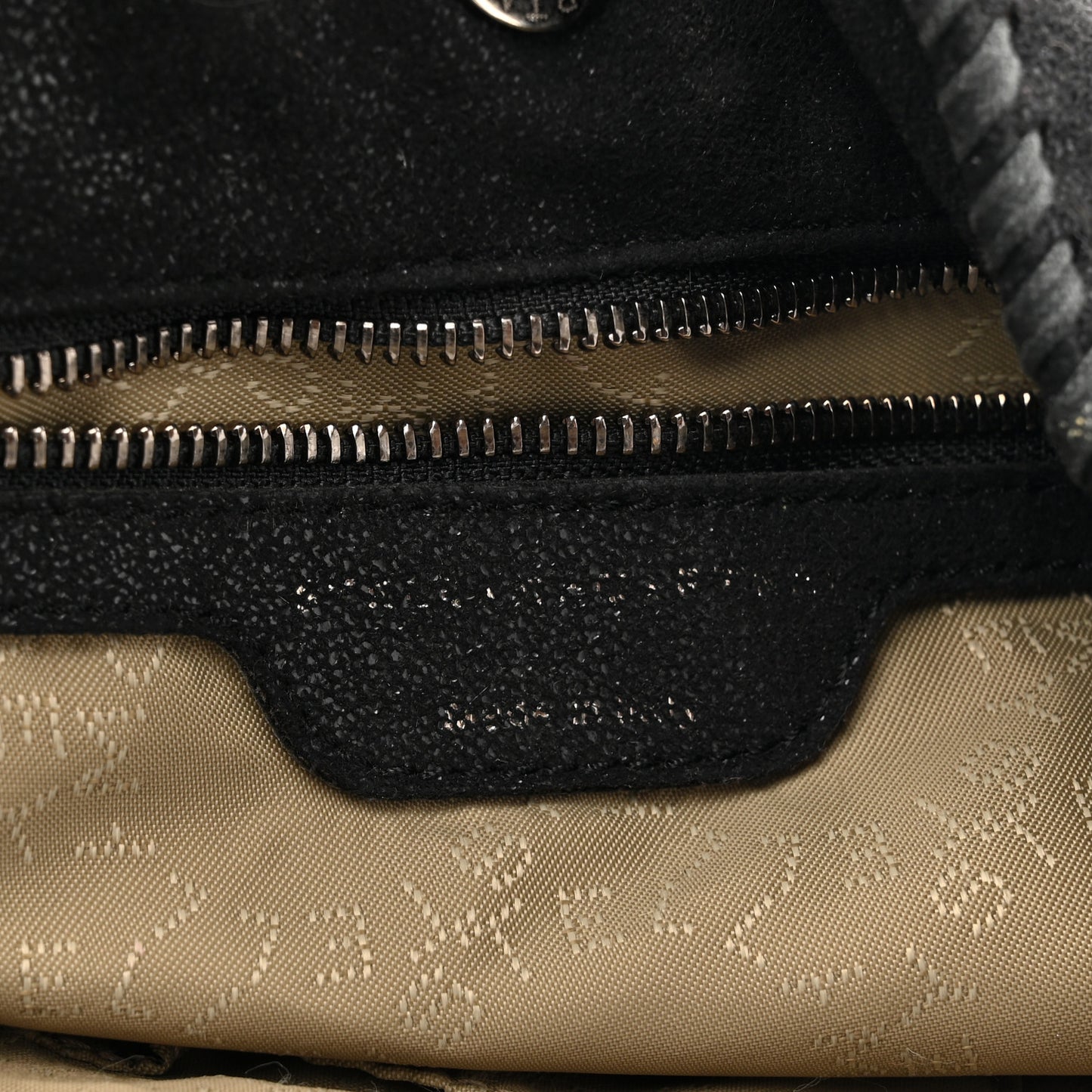 Shaggy Deer Small Falabella Tote Black