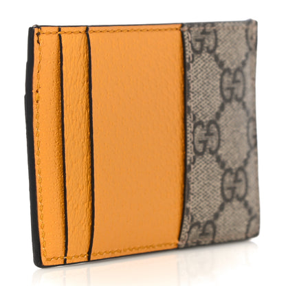 Gucci GG Supreme Monogram Neo Vintage Card Holder Beige Crop New Acero 3 of 10