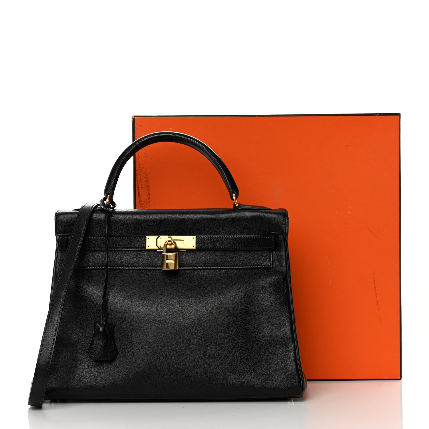 Hermes Gulliver Kelly Retourne 32 Black 13 of 13