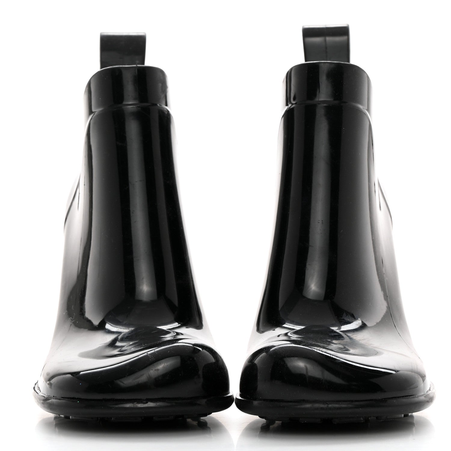 Bottega Veneta Rubber Shine Ankle Boots 39 Black 2 of 9
