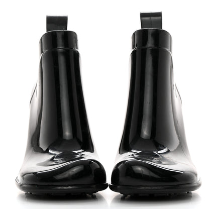 Bottega Veneta Rubber Shine Ankle Boots 39 Black 2 of 9