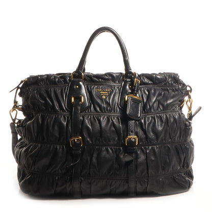 Prada Nappa Gaufre Tote Nero Black 1 of 11