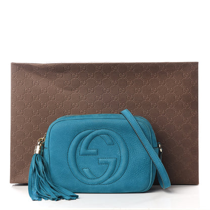 Gucci Vitello Range Small Soho Disco Bag Deep Cobalt 10 of 11