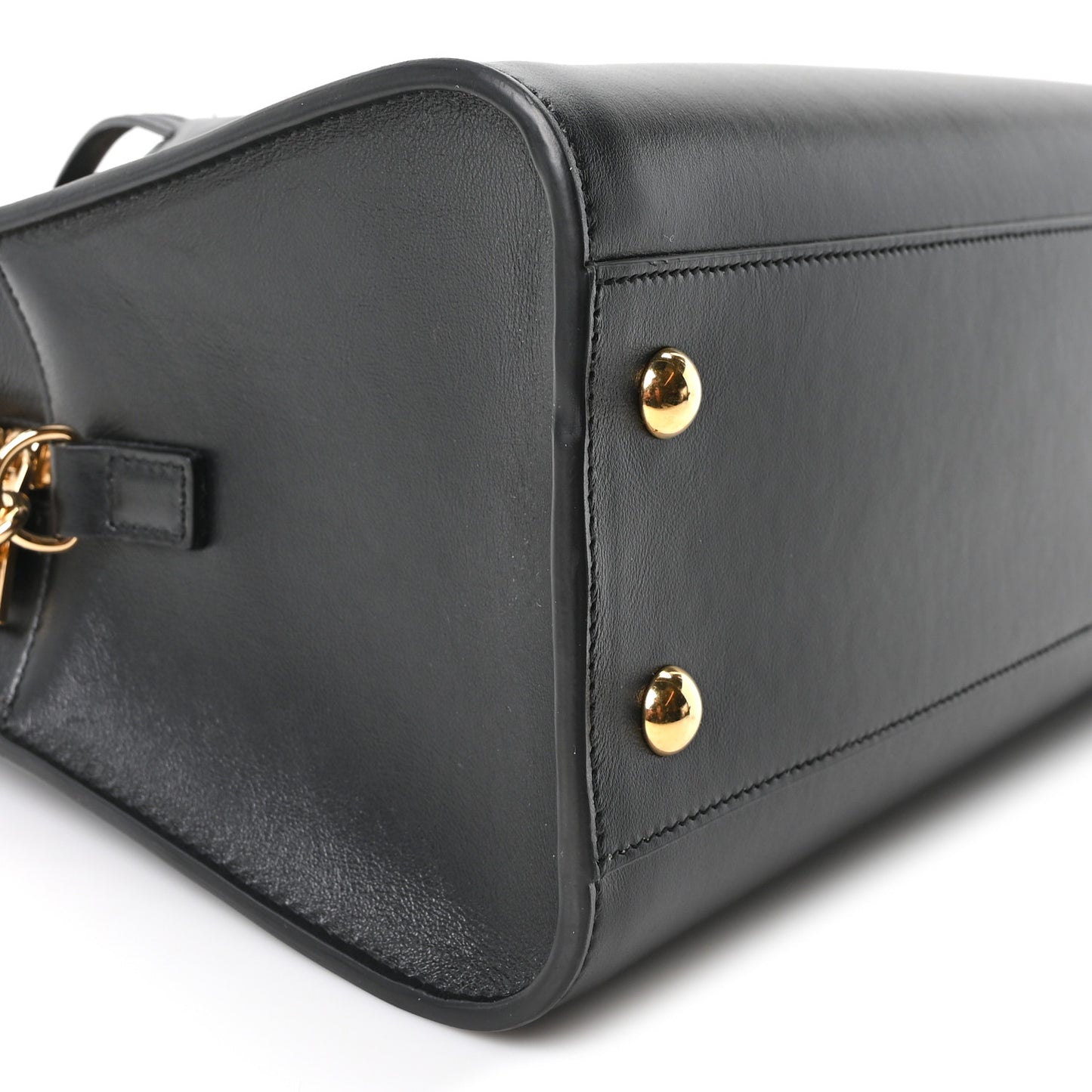 Calfskin Monogram Baby Cabas Black