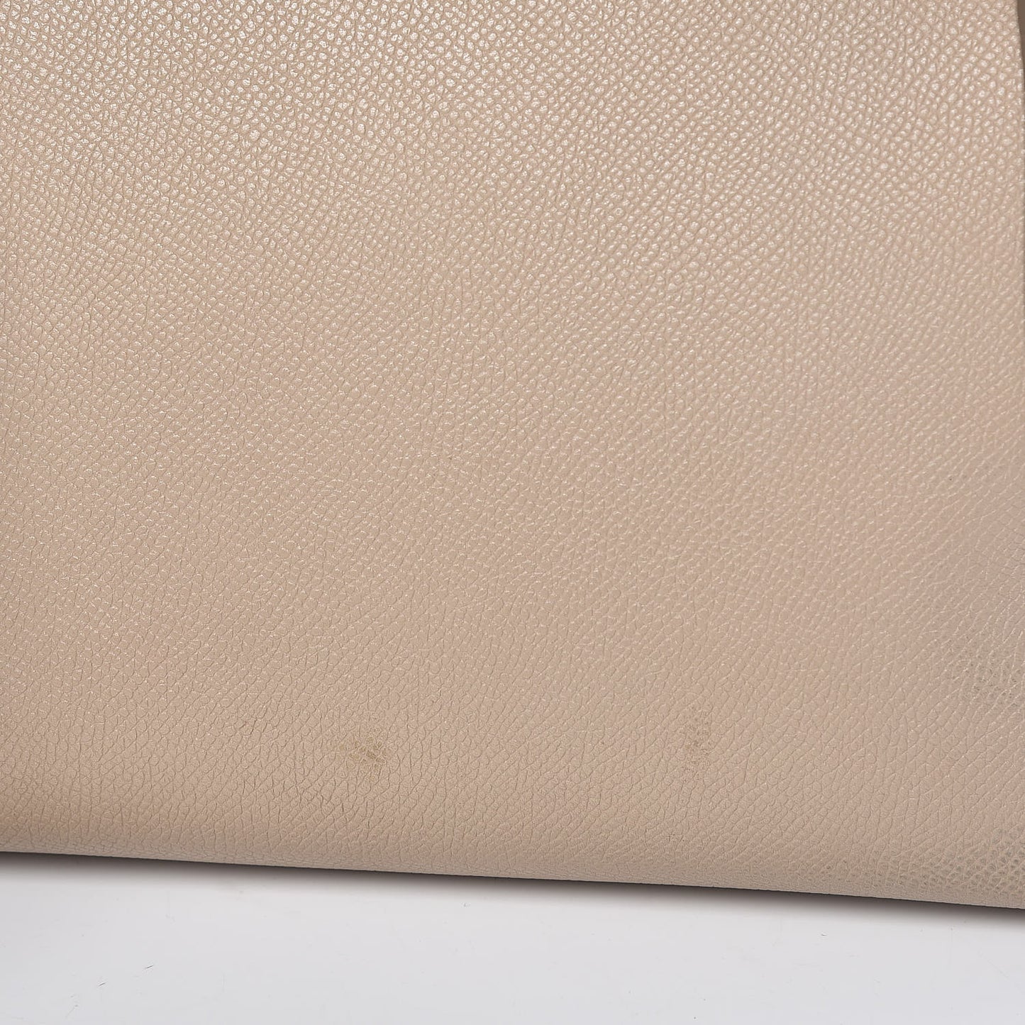 Grained Calfskin Mini Belt Bag Light Taupe