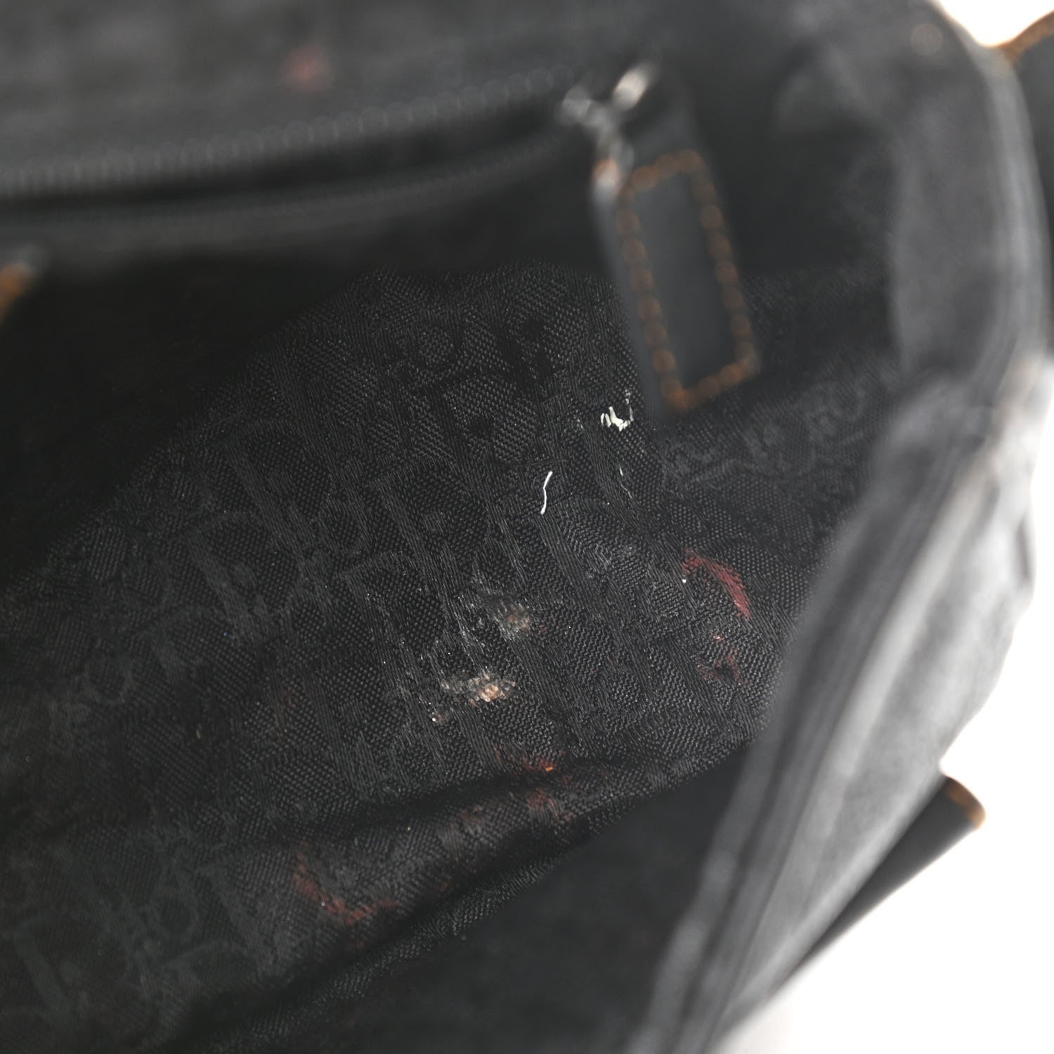 Christian Dior Calfskin Mini Gaucho Crossbody Bag Black 16 of 19
