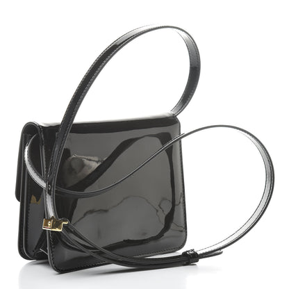 Fendi Vitello Vernice Mou Karligraphy Crossbody Bag Black 3 of 13