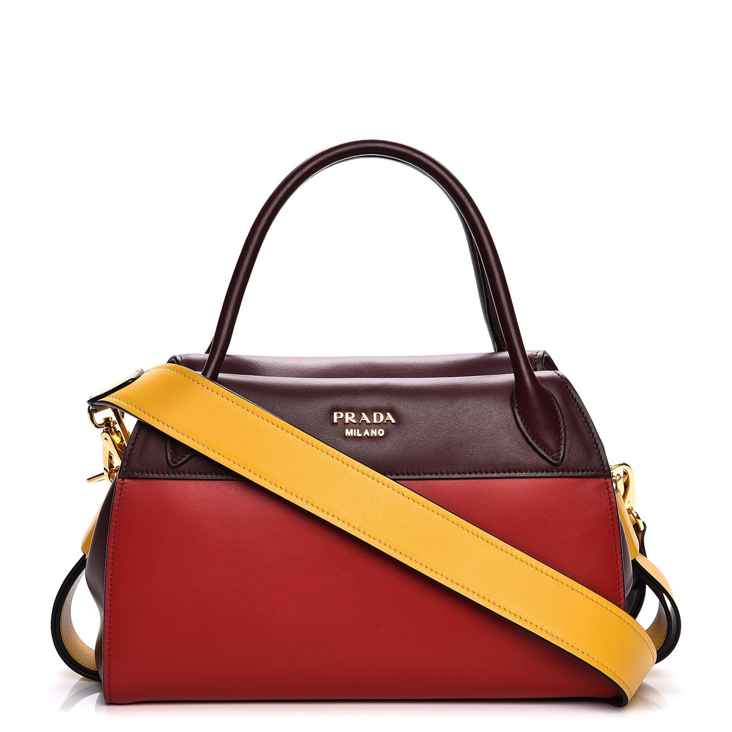 City Calf Ribbon Bowling Bag Fire Engine Red