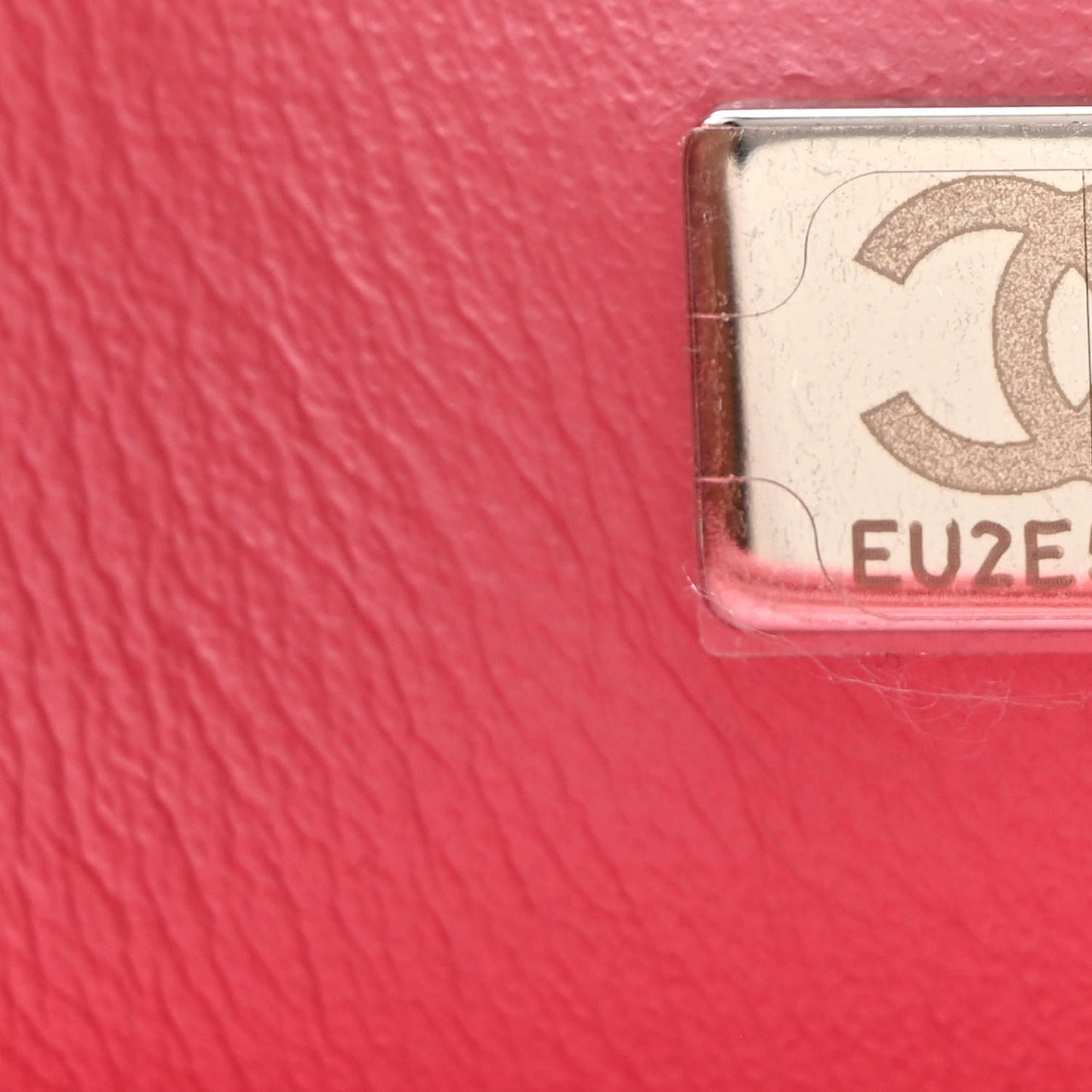 Lambskin Quilted Mini Rectangular Flap Pink