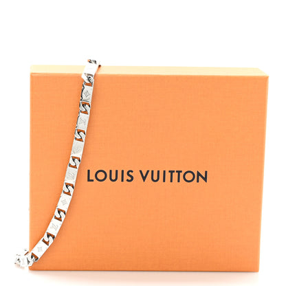Louis Vuitton Metal Monogram Tied Up Necklace Silver 5 of 5