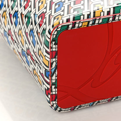 Christian Louboutin Patent Calfskin Small East West Cabata Tote Multicolor 8 of 9