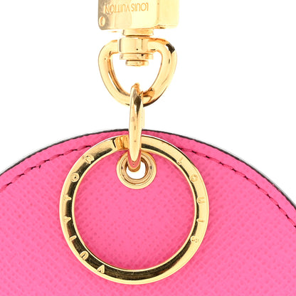 Louis Vuitton Monogram 2022 Christmas Animation Seoul Bag Charm Key Ring Light Pink 4 of 4