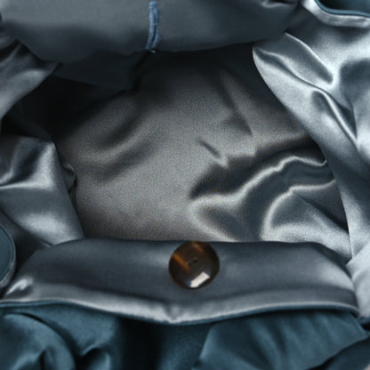 The Row Satin The Ascot Bag Blue 5 of 9