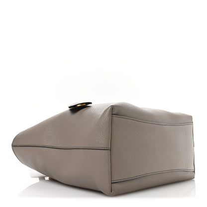 Prada Vitello Phenix Embossed Logo Tote Argilla 4 of 11