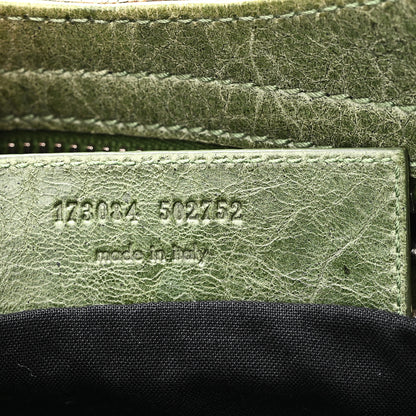 Balenciaga Agneau Giant 21 Silver Hardware City Vert Thyme 8 of 14