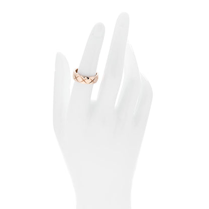 Chanel 18K Beige Gold Small Coco Crush Ring 53 6.5 2 of 6