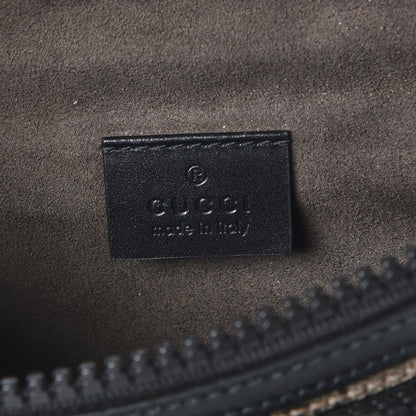 Gucci GG Supreme Monogram Belt Bag Black 6 of 15
