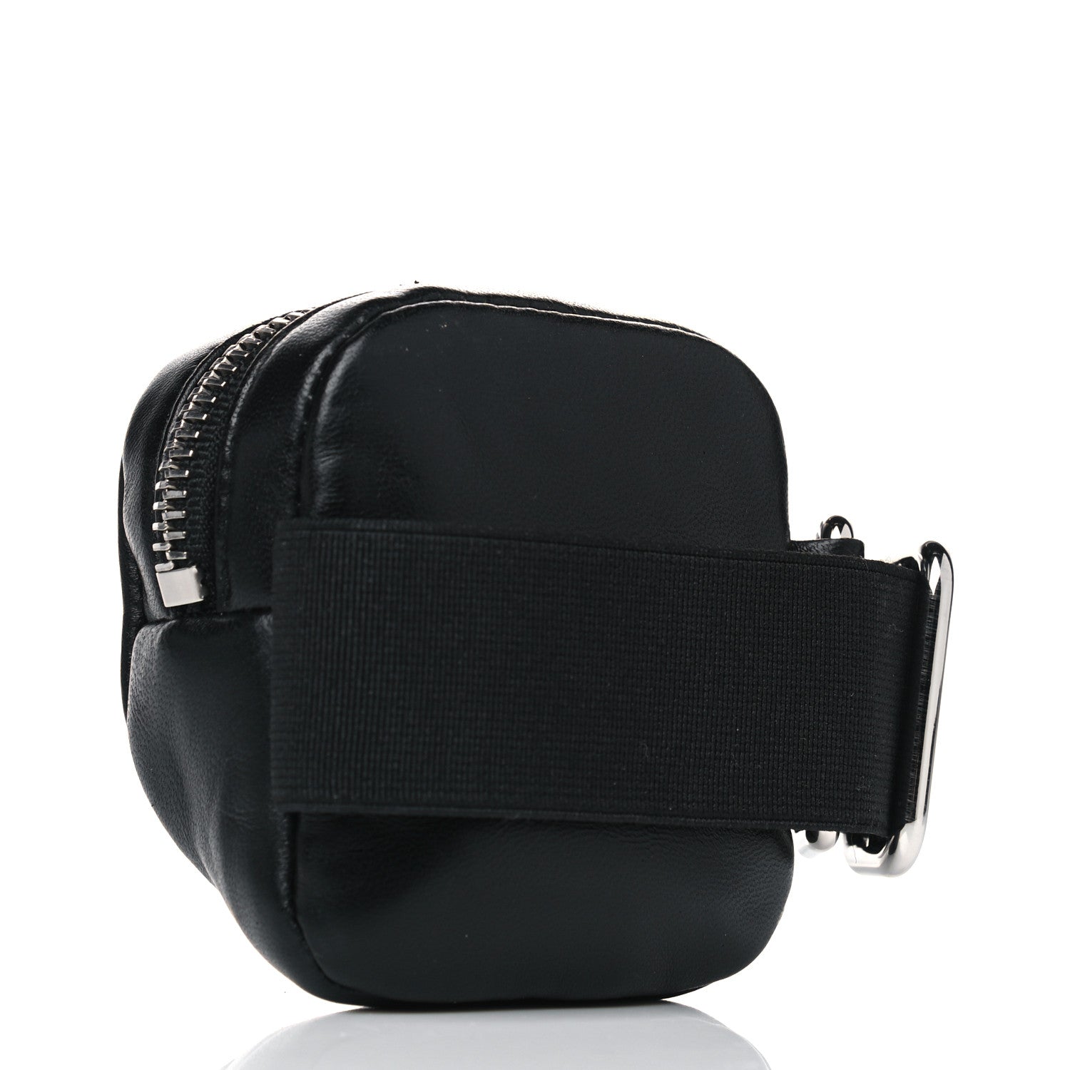 Prada Nappa Re-Nylon Metal Triangle Logo Mini Arm Pouch Black 2 of 4