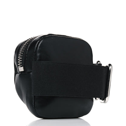 Prada Nappa Re-Nylon Metal Triangle Logo Mini Arm Pouch Black 2 of 4