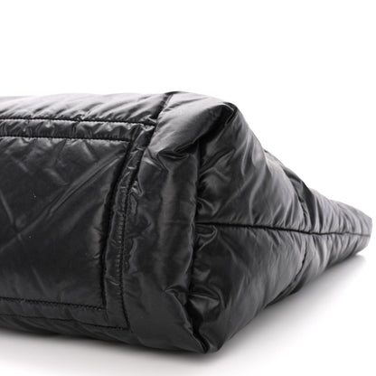 Chanel Nylon Quilted Medium Coco Cocoon Reversible Tote Black 10 of 10