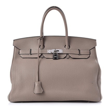 Hermes Togo Birkin 35 Gris Tourterelle 1 of 42