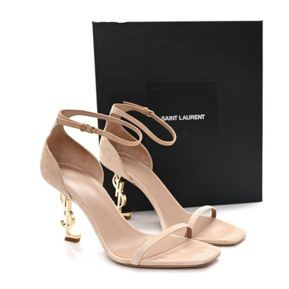 Saint Laurent Suede Calfskin Opyum 85 Sandals 40 Misia 11 of 11
