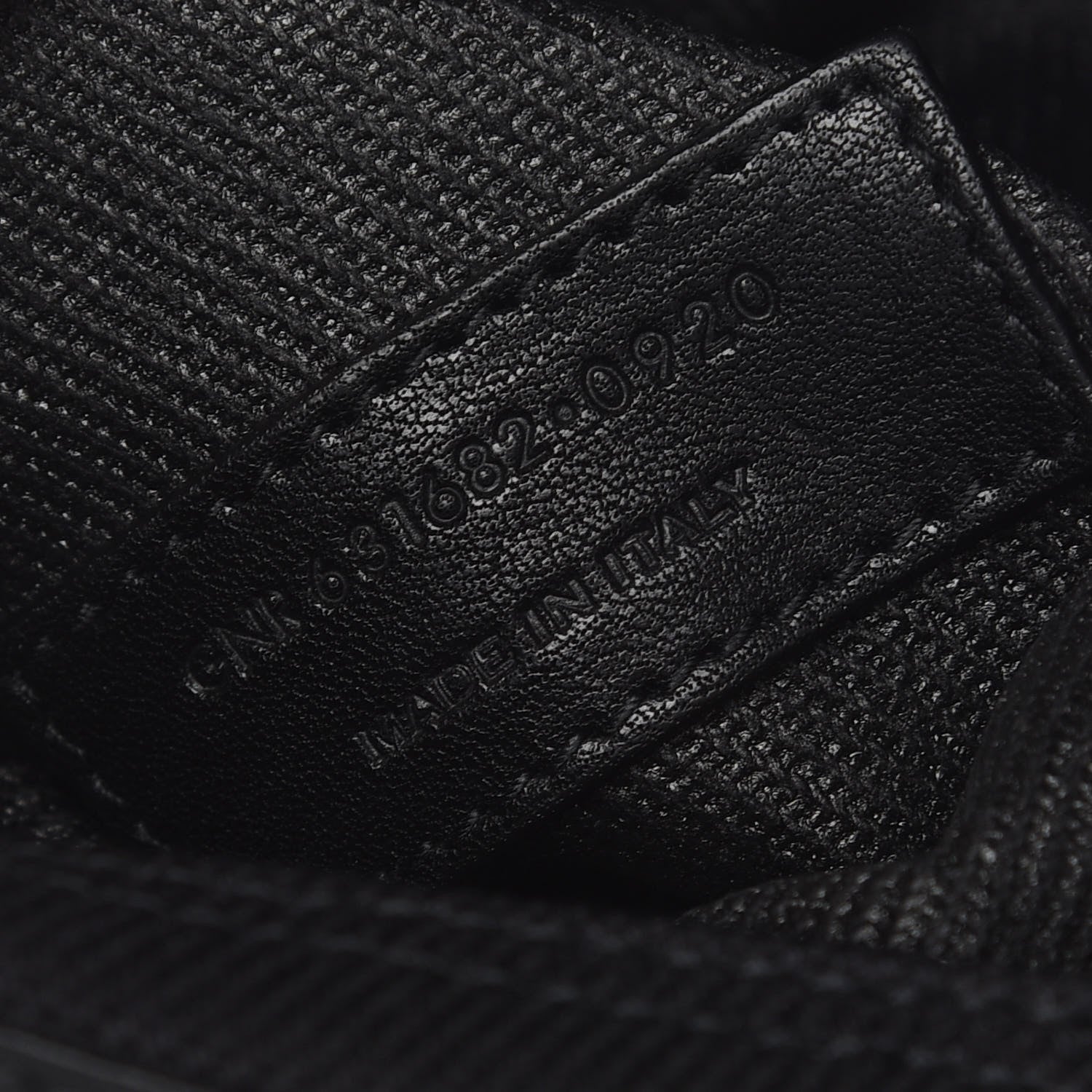 Saint Laurent Linen Calfskin Rive Gauche North South Tote Black 7 of 10