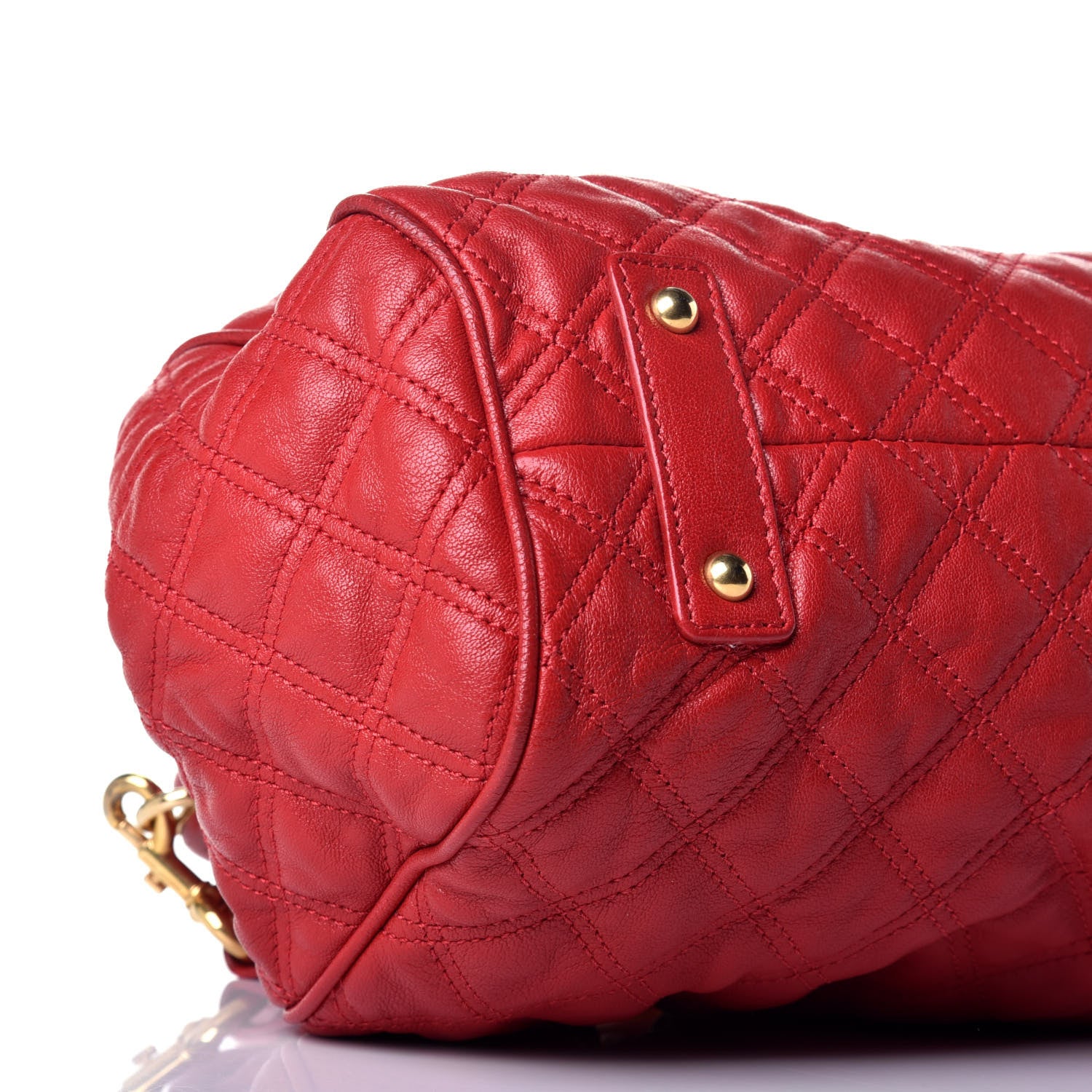 Marc Jacobs Lambskin Quilted Stam Red 8 of 9