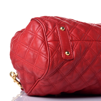 Marc Jacobs Lambskin Quilted Stam Red 8 of 9