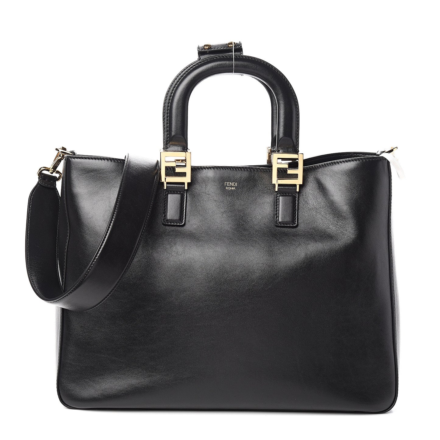 Vitello Glacier Medium FF Tote Black