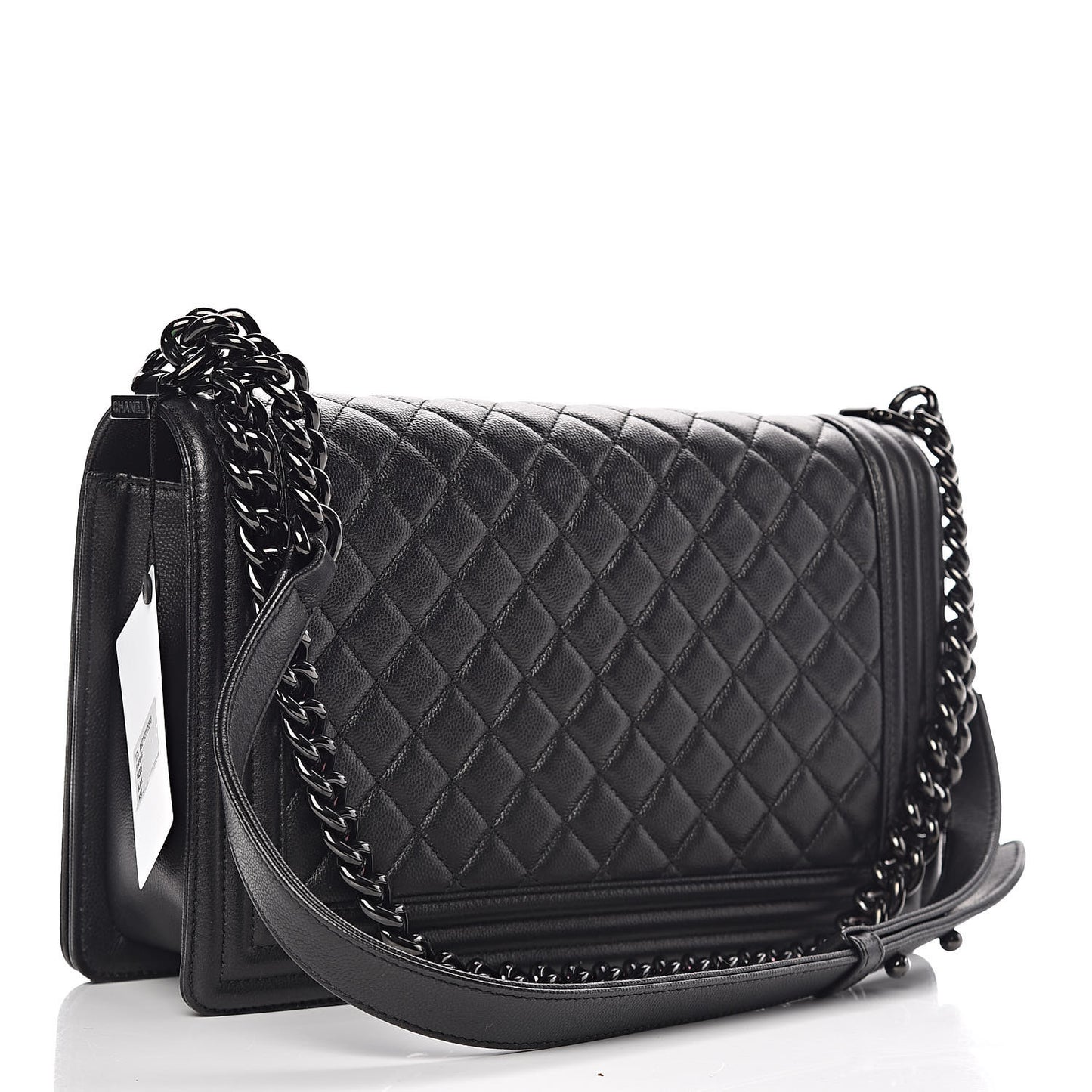 Caviar Quilted New Medium Boy Flap So Black