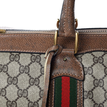Gucci GG Plus Monogram Web Boston Brown 19 of 22