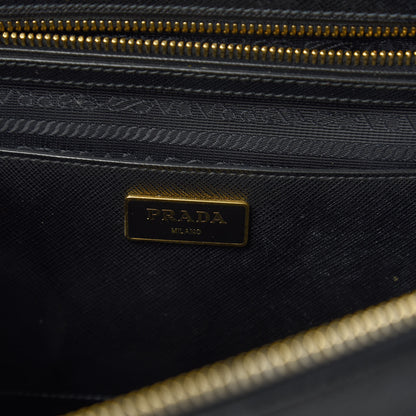 Prada Saffiano Large Galleria Double Zip Tote Black 8 of 10