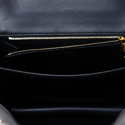 Burberry Grained Calfskin Medium TB Bag Black 5 of 9