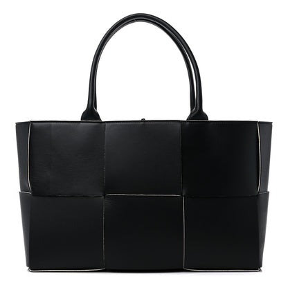 Bottega Veneta Nappa Maxi Intrecciato Arco Tote Black White 1 of 8